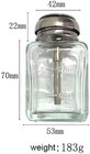 4 Oz  120 Ml Glass Pump Dispenser Bottle For Nail Polish Makeup Remover Alcohol