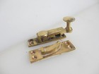 Late Vintage Brass Sash Window Latch Lock Catch Fastener Old Antique Style