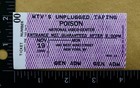 Poison Mtv Unplugged Concert Ticket Vinyl Decal sticker 11 19 1990 4x2   