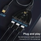 3 Port Hdmi Splitter Cable 1080p Switch Switcher Hub Adapter For Hdtv Ps4 Xbox
