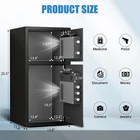 6 0 Cu Ft Extra Large Home Safe Box  Digital Security Safe Box With Deposit Slot