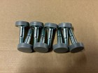 8 Grey Capped Feet For Uline Chrome Wire Shelving  5    Inch Threaded Stems H1205