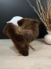 Natural Brown Sheepskin Rug Beautiful Exquisite Pet Bed Etc Soft Big Pelt