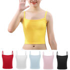 Us Kids Girls Vest Cotton Undershirt Cropped Length Top Ribbed Crop Casual Cute