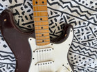 1972 Fender Stratocaster Electric Guitar Mocha With Hard Shell Case Sn 369091