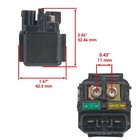 Caltric Starter Solenoid Relay For Honda Cbr1000rr 2008-2026   Cb1000r 2011-2016