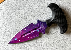 2 5    Fixed Blade Galaxy Dagger Style Knife And Sheath New Last Two 