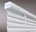 Custom Cut Hampton Bay White Cordless 1 In  Blackout Vinyl Blinds Presale