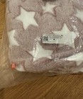 Women   s Xxl Pink white Star Fluffy Soft Pajama Pants Relaxed Fit Elastic Waist