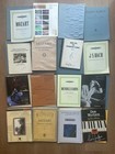 Piano Scores Sheet Lot Of 35 Music Books Piano Haydn Chopin Debussy Mozart Bach