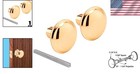 E 2280 Brass Vintage Door Knob Set With Adjustable Design - 2-1 4  Diameter