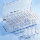 Artdot 64 Grids Diamond Painting Storage Containers For Diamond Art Tools Kits