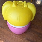 Little People Step 2 Vintage Girl Toy Box Storage Pink And Yellow