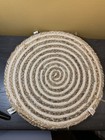 Vintage Style X4 Set Jute Weaved Table Serving Mats Domain Made In India Decor