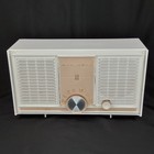 Vintage 1965 Motorola At30bh White Am Tube Radio Broadcast Receiver Made In Usa