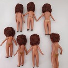 Vintage Nancy Ann Dolls Lot Of 7     Red brown Hair  Collectible Dolls Nude