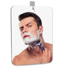 Honeybull Shower Mirror For Shaving Fogless With Suction  Razor Holder   Swivel