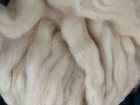 Natural White Merino Wool Roving Fiber  Super Soft 23 Micron Top One Pound Bag