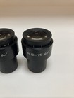 Zeiss Pl 10x 25 44-40-34 High Eyepoint Microscope Eyepiece Pair   U s a  Seller