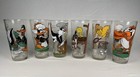 1976 Pepsi Looney Tunes Warner Bros Glasses Lot Of 6 Nice