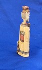 19th Century Antique Carved Hand Painted Figural Snuff Bottle  emperor 