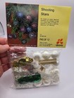 Leewards Shooting Stars Makes 12  Vtg 1975 Sequin Bead Christmas Ornament Kit
