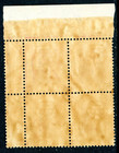 China 1938 Hong Kong  1 00 Kgvi Chalky Surface Paper Block Sc 163 Mnh O244