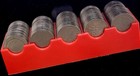 Lot Of 100 Casino  1 Gaming Tokens Mixed In Red Rack