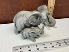 Vintage Homco 1411 Elephants Mother   Baby Figurine Home Interiors