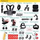 52 Pcs Accessories Head Chest Bike Mount Kit For Gopro Hero 5 4 3  Cameras