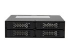 Icy Dock 4 X 2 5 Sata 6gbps Hdd   Ssd Mobile Rack   Cage In 1 X 5 25 Bay - Tough