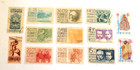 27 Different Used Mexico Stamps From 1950 s - 1960 s