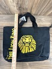 Disney The Lion King New York Broadway Musical Souvenir Zip Tote Bag