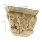 Rubberwood Unfinished Corbel 2 3  Inch Height X  2 92  Wide