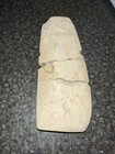 Vadivia Ancient Ecuador White Stone Figure  Eyes  Body And Legs 7 Inches Tall