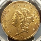 1854  20 Gold Liberty Double Eagle  Pcgs Ms61  only 12 Finer   Free Ship  No Res
