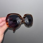 Tortoise Oversize Oval Vintage Sunglasses Glasses Made In Italy