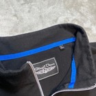 Straight Down Sweater Men s Large 1 4 Zip Pullover Black Striped Golf Shirt