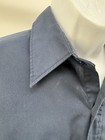 Vintage 1970s Sears Work Shirt Mens Xl Blue Long Sleeve Two Pocket