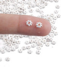 Bronagrand 500pcs Metal Daisy Spacer Beads 4mm For Diy Jewelry Making silver 