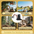 3 Ton Mini Excavator Kubota Diesel Engine W  Hydraulic Pilot System   Cfg 35uf