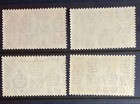 Barbados  186-189 Mlh  1935 George V Silver Jubilee  2026 Scott Cat Value  41 20