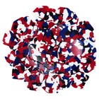 Celluloid Red  White    Blue Mosaic Guitar Pick - 0 96 Mm Heavy - 330 Home Plate