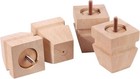  Sofa Legs Heavy Duty Mid Century Solid Wood Replacement Furniture Legs Set Of 4