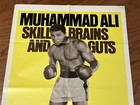 Muhammad Ali Skill Brains Guts Original Poster 1975  