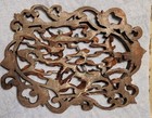 Vintage Hand Carved Chinese Openwork Plaque Wall Art Wood Panel Phoenix Kirin