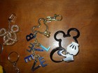 Disney Mixed Lot Of 6 Metal Keychain