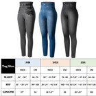 Women High Waist Faux Denim Leggings Jeggings Skinny Jeans Pencil Pants Trousers