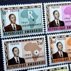 Rwanda 1962 - Mnh - First 8 Stamps Full Set Sc  1-8