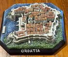 Hand Painted Scale Model Of Dubrovnik Walled Old City  Fortress  Croatia